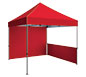 Zoom™ Standard 10′ Popup Tent (Blue) w/ Optional Full & Half Walls (Sold Separately) · Left Angle View