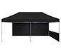 Zoom™ 20′ Tent w/ 20′ Full Wall & 10′ Half Wall (Tent & Half Wall Sold Separately) · Front View (Black)