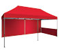 Zoom™ 20′ Tent w/ 20′ Full Wall & 10′ Half Wall (Tent & Half Wall Sold Separately) · Left Angle View (Red)