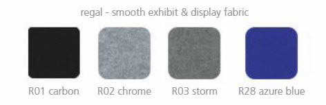 Available colors for Horizon™ Fabric Displays