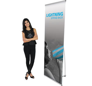 Lightning™ Banner Stand