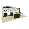 Solar A™ • 10′ × 20′ Inline Trade Show Booth