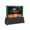 Arise™ • 8′ Curve Tabletop Pop Up Display w/ Central Mural