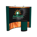 Arise™ • 10′ Curve Pop Up Display w/ Central Mural