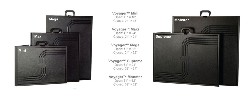 Details about   Voyager Supreme Briefcase Tabletop Display 