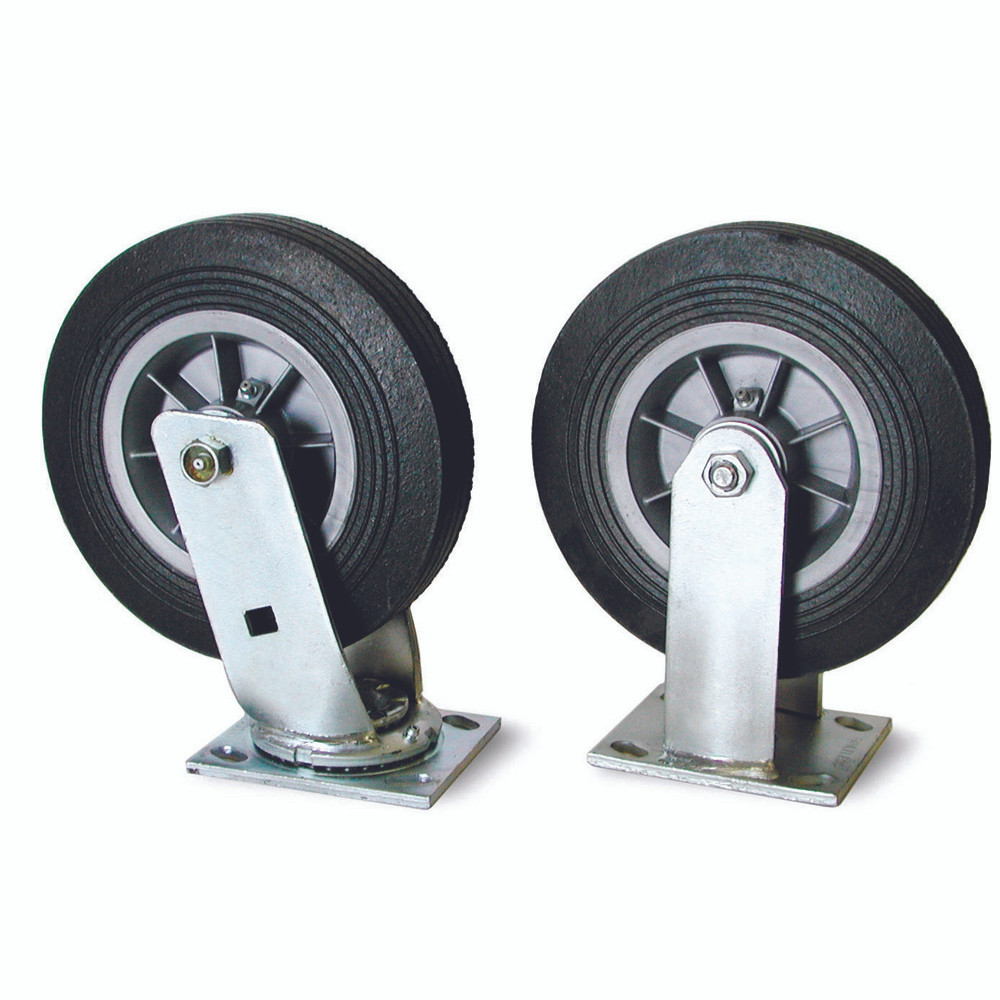 8" Solid Rubber Wheel Kit Spill Containment Products