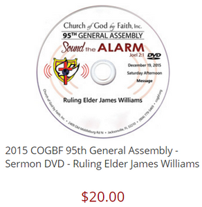 95 GA: Sound the Alarm - Williams (DVD)