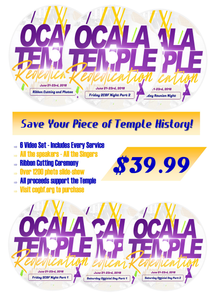 Ocala Temple Re-dedication (DVDs + Booklet + Program Book)