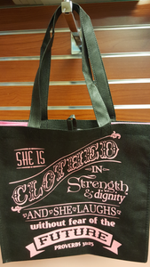 Tote bag (black/pink)