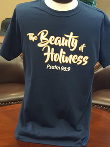 Beauty of Holiness T-shirt (Navy Blue)