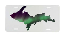 UP Map Northern Lights License Plate
