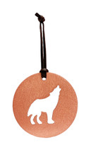Wolf Copper Ornament