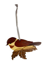 Chickadee Wooden Ornament