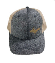 Heather Grey and Gold UP Map Ball Cap