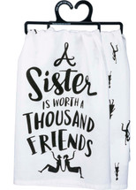 Sister Is Worth A Thousand Friends Towel 