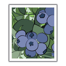 Blueberries Swedish Dish Cloth 