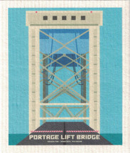 Portage Lift Bridge Swedish Dish Cloth