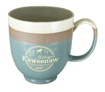 Michigan Keweenaw Mug - Clay Blue