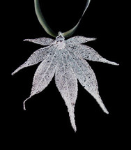 Japanese Maple Ornament - Silver
