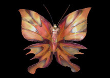 Copper Butterfly Wall Hanging