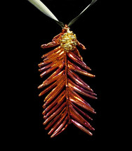 Redwood Needles with Cone Ornament