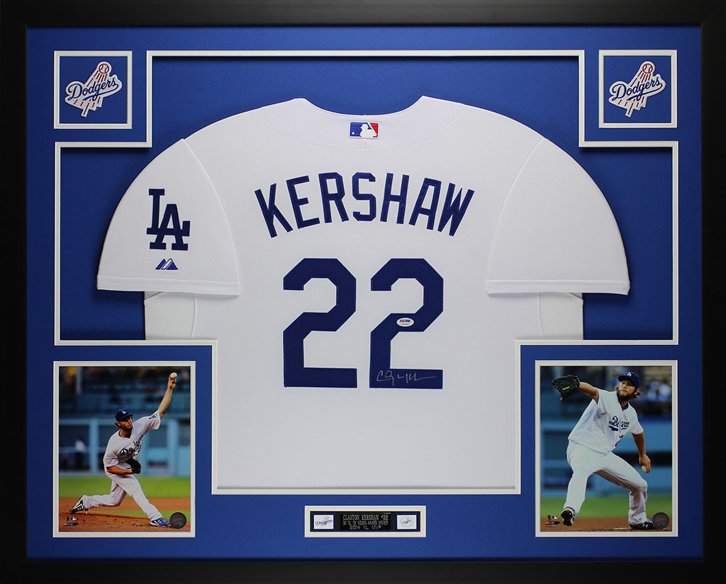 kershaw autographed jersey