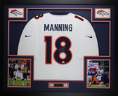 Peyton Manning Autographed and Framed Denver Broncos Jersey