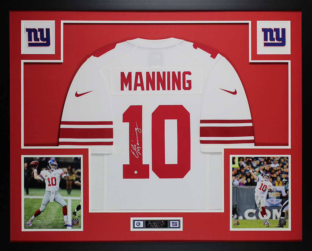 eli manning signed jersey