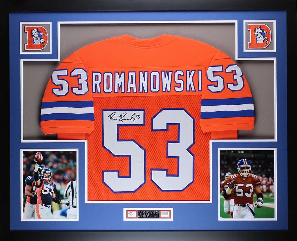 Bill Romanowski Autographed and Framed 