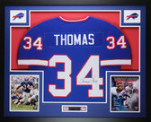 Thurman Thomas Autographed and Framed Buffalo Bills Jersey