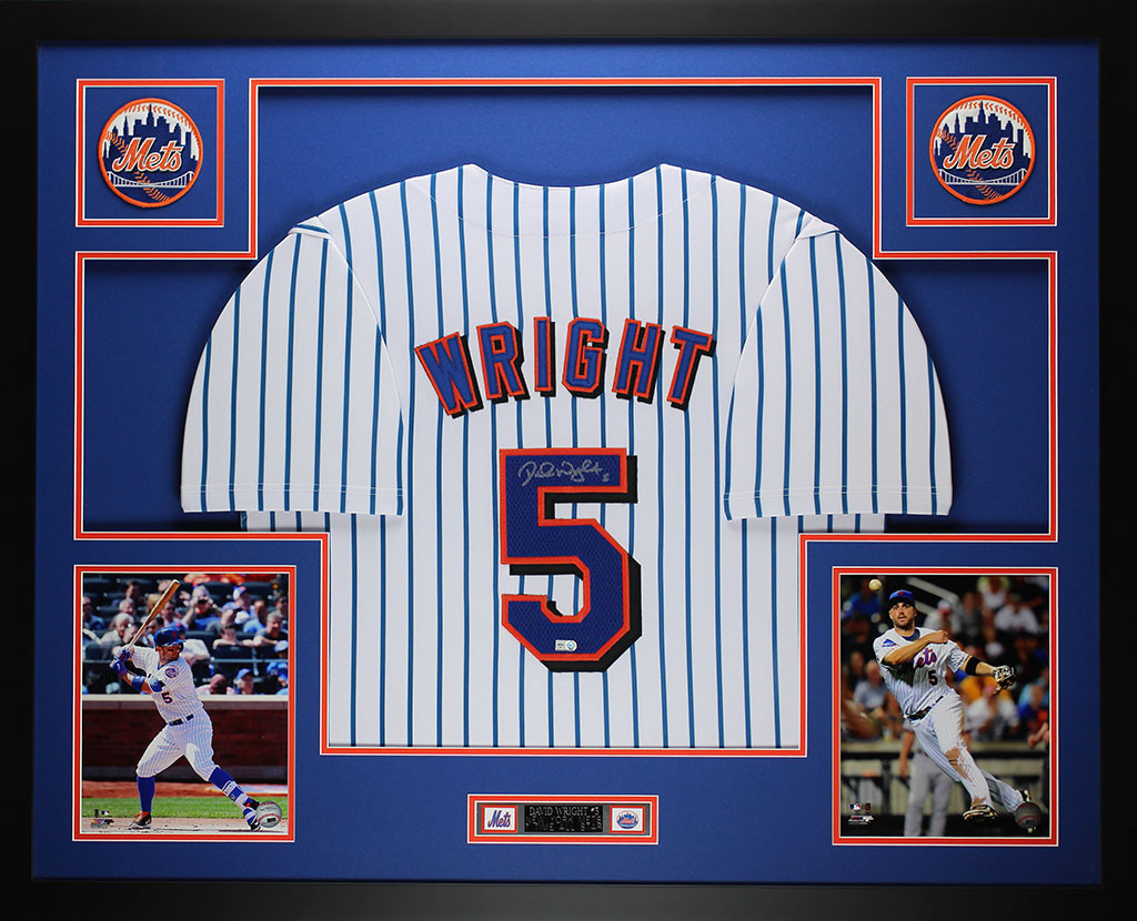 david wright autographed jersey