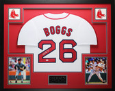 Wade Boggs Autographed and Framed Boston Red Sox Jersey