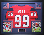 JJ Watt Autographed and Framed Houston Texans Jersey