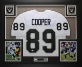 Amari Cooper Autographed and Framed Oakland Raiders Jersey