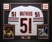 Dick Butkus Autographed and Framed Chicago Bears Jersey