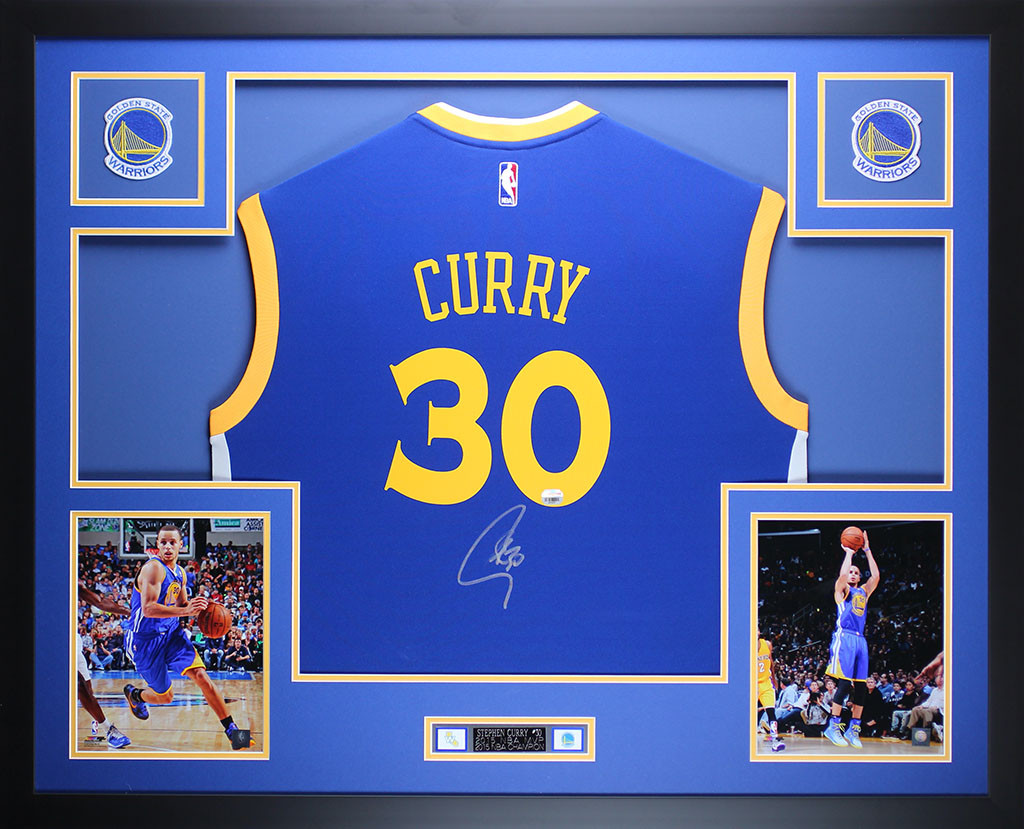 curry autographed jersey
