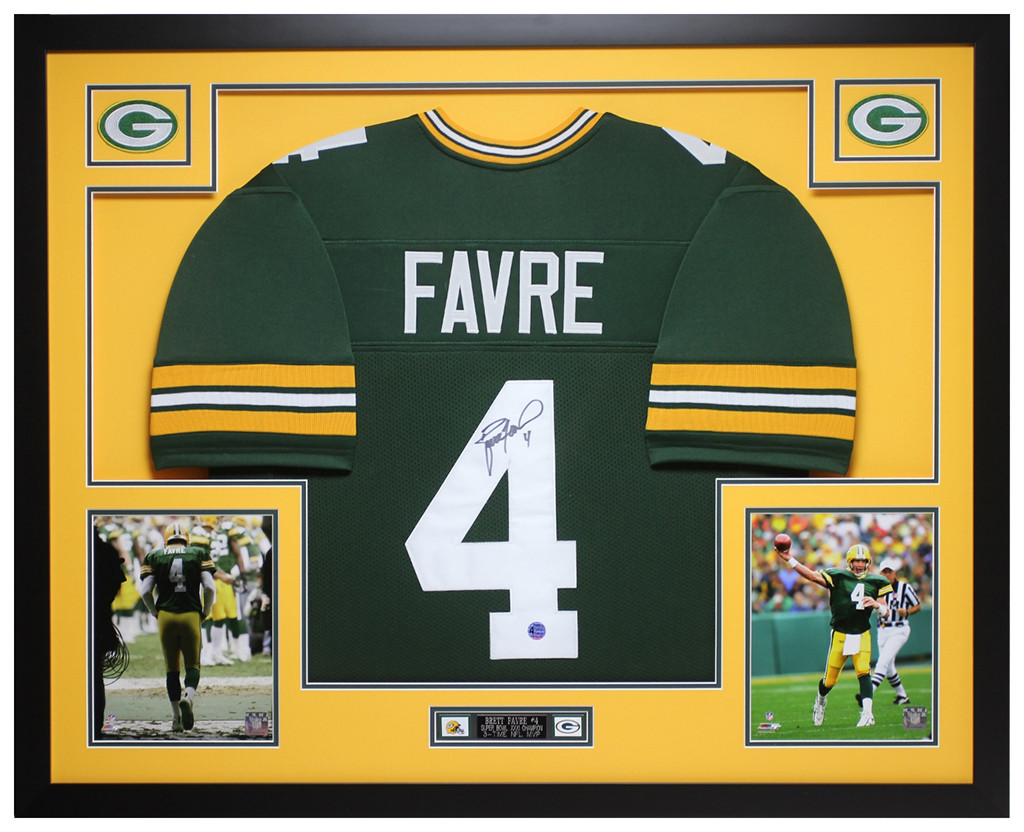 green bay packers autographed jersey