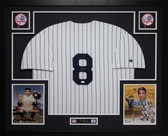 Yogi Berra Autographed and Framed New York Yankees Jersey