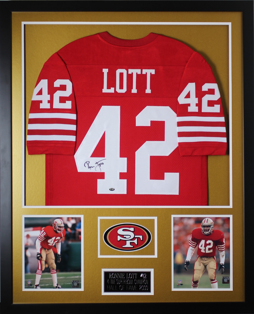 ronnie lott autographed jersey