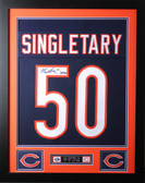 Mike Singletary Autographed and Framed Chicago Bears Jersey