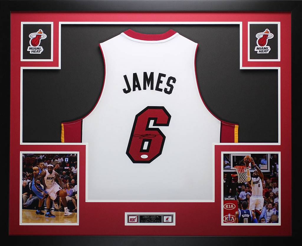 Sold At Auction: Lebron James Signed And Framed Miami Heat, 51% OFF