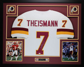 Joe Theismann Autographed and Framed Washington Commanders Jersey