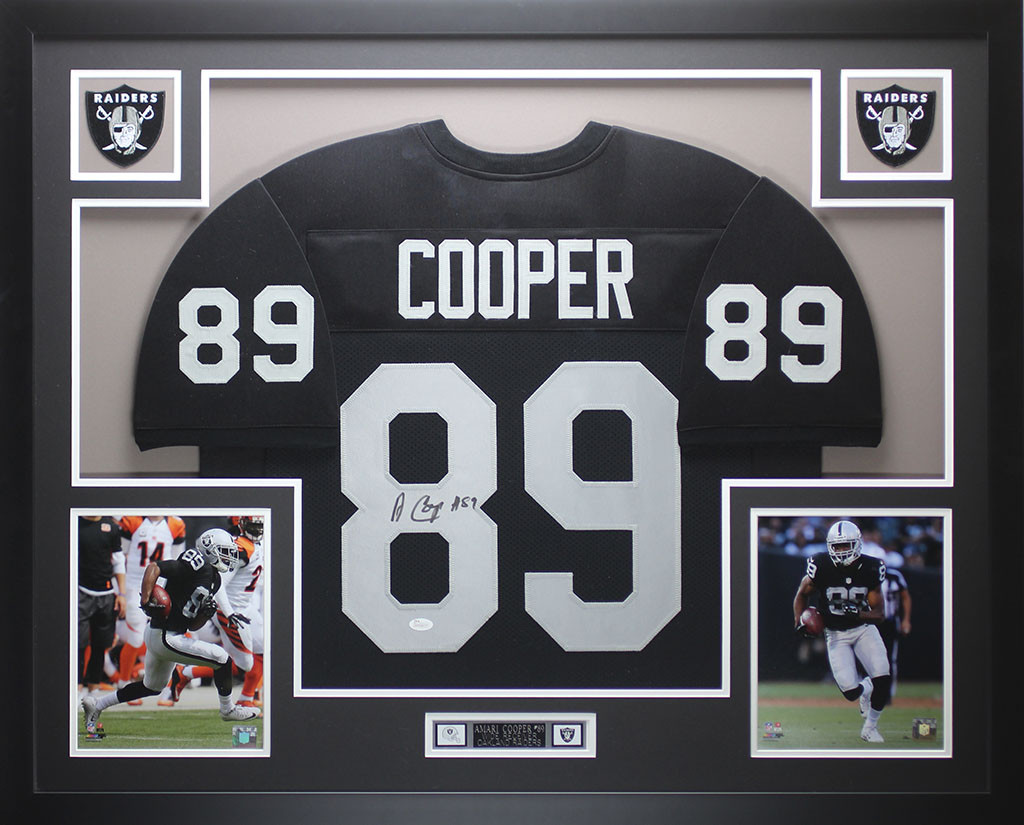 Amari Cooper Autographed and Framed Black Raiders Jersey