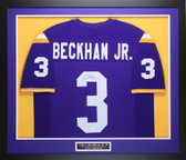 Odell Beckham Autographed and Framed LSU Tigers Jersey