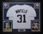 Dave Winfield Autographed and Framed New York Yankees Jersey
