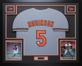 Brooks Robinson Autographed and Framed Baltimore Orioles Jersey
