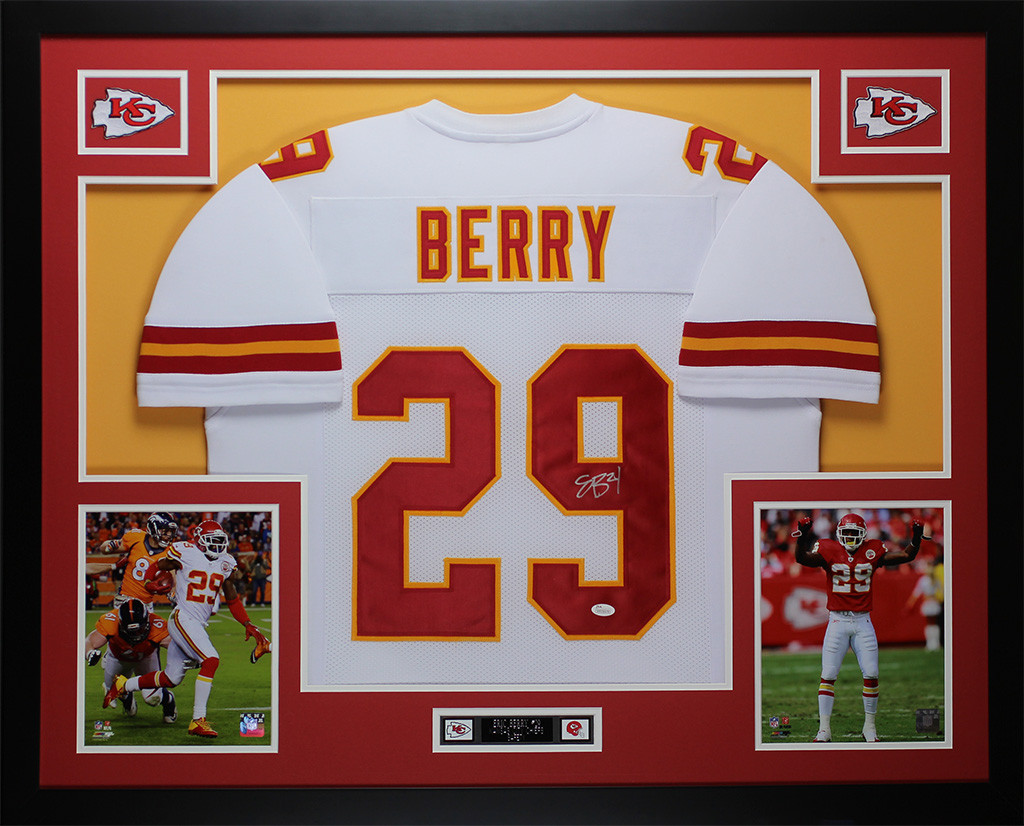 Eric Berry Autographed and Framed White 