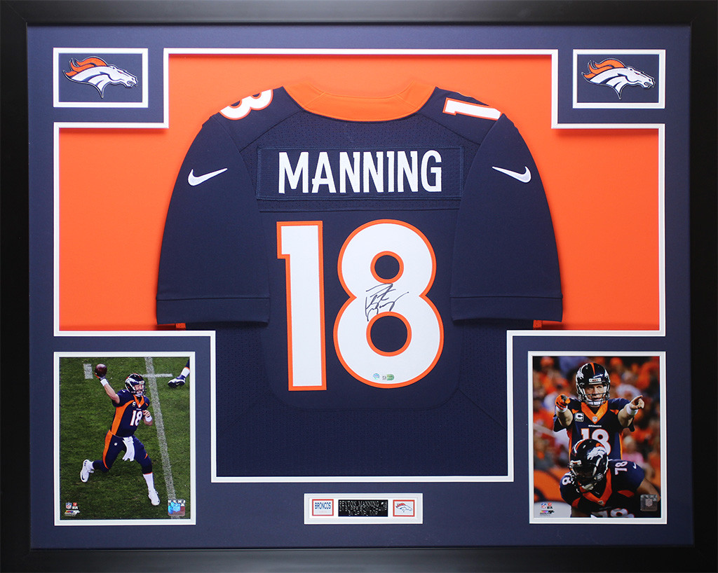 manning autographed jersey