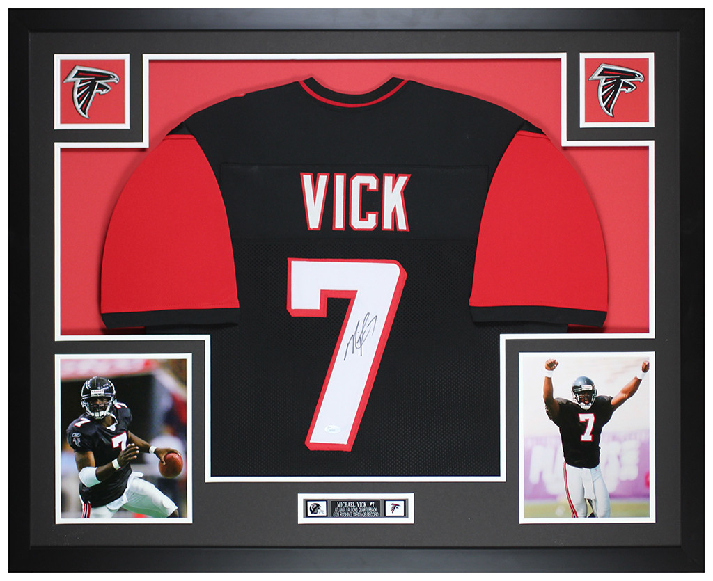 Michael Vick Autographed and Framed 
