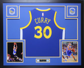 steph curry framed jersey